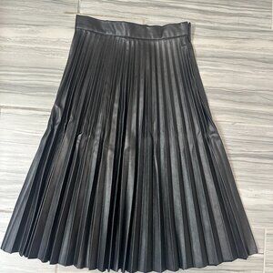 Vici Midi Leather Skirt